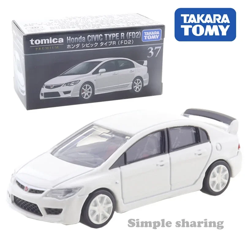 Takara Tomie Premium 37 Honda Civic Typer (Fd2) Auto 'S Kids Speelgoed Motorvoertuig Diecast Metalen Model