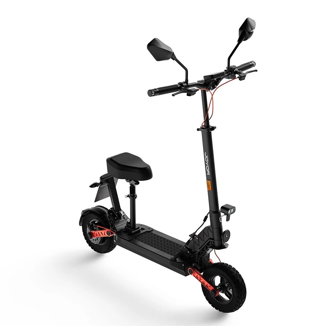 JOYOR S8E Elektroroller für Erwachsene mit 10-Zoll-Reifen und Scheibenbremsen vorne und hinten