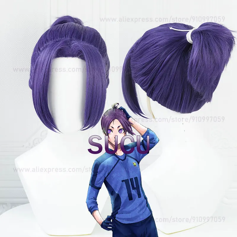 

Reo Mikage Cosplay Wig Anime Wigs Purple Heat Resistant Synthetic Hair Carnival Halloween COS Wigs