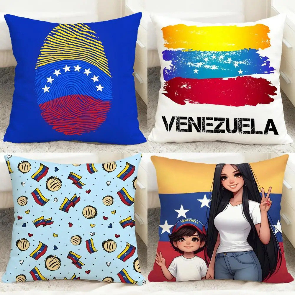 Klassischer Country-Kissenbezug aus Venezuela, bequemer, wendbarer Kissenbezug, ideal für Auto, Sofa, Schlafzimmer und mehr