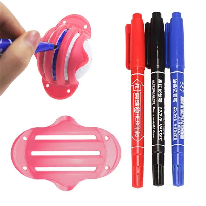 Golf Ball Liner Clip Liner Marker Pen Template Alignment Marks Tool Putting Positioning Aids Outdoor Sport Tool Akcesoria golfowe