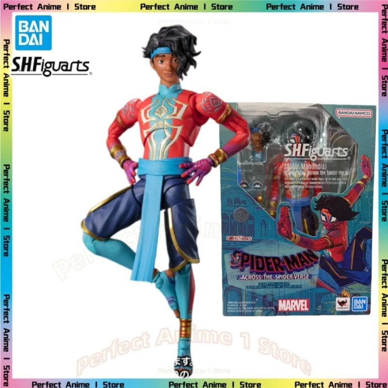 

In Stock Bandai Soul Limit SHF Indian Spider-Man Spider-Man Across The Universe Pavitt Action Figure