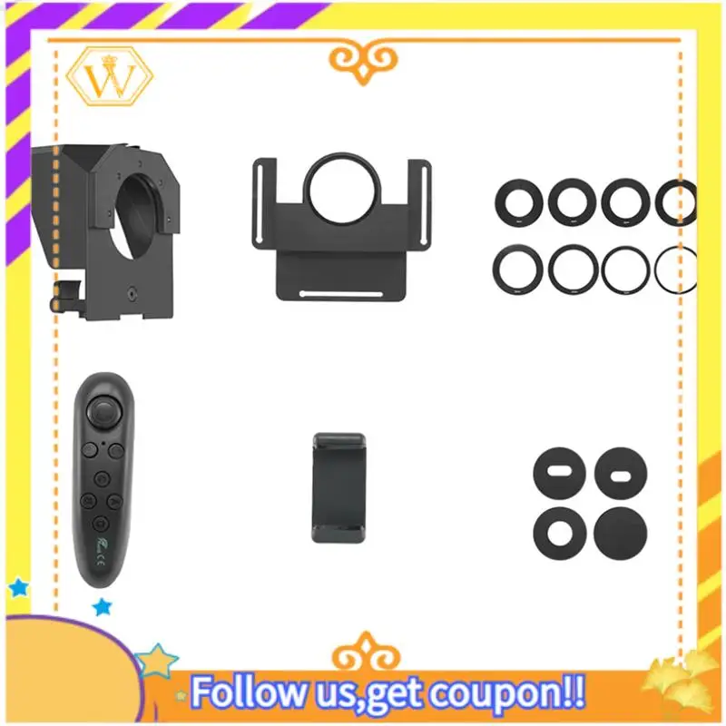 

A01K-Ambitfui Phone And DSLR Recording Mini Teleprompter Portable Mobile Teleprompter Artifact Video With Remote Control