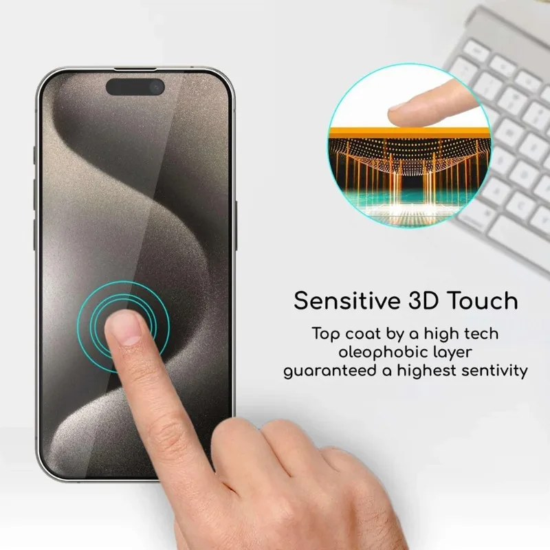 Película de vidrio transparente para iPhone 17 16 15 Pro Max, protector de pantalla para iPhone 11 12 13 14 15 Pro, vidrio templado para iPhone 13 Mini 16 Plus 2