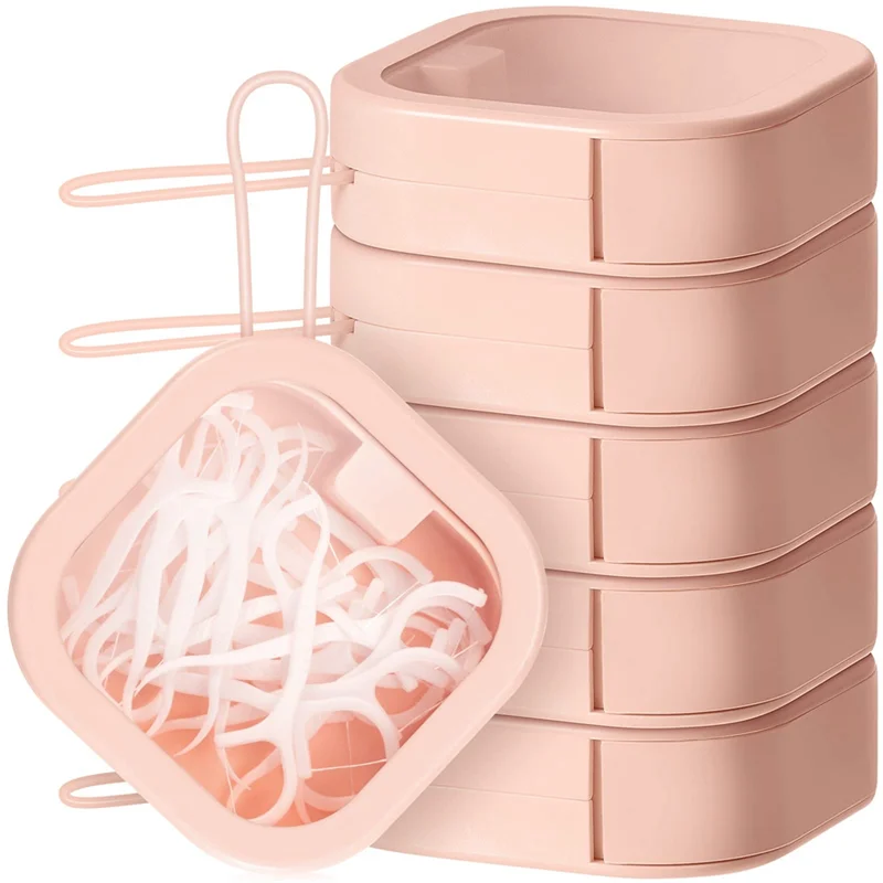 ABKJ-6 Piece Girl Scrunchies Organizer Box Ornament Container Desktop Accessories Earring Jewelry Box