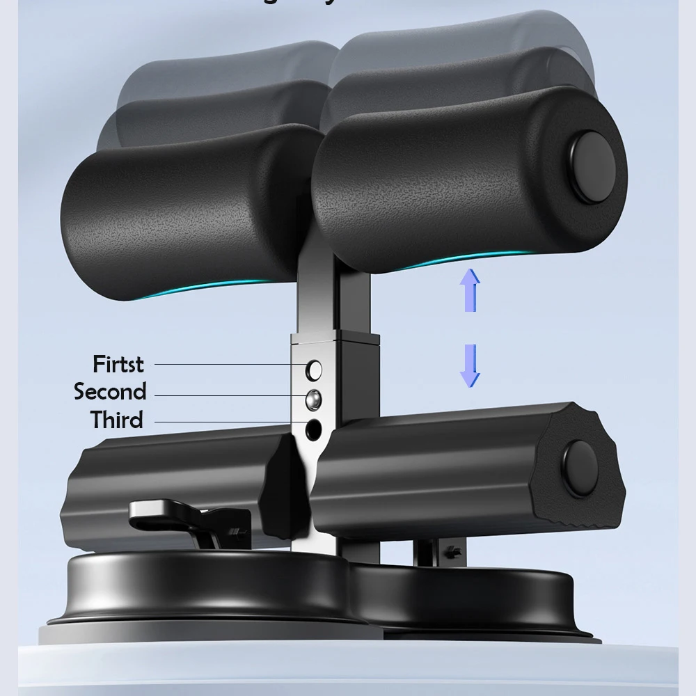 Sit-Ups for Floor Exercise Equipment with Suction Cup Finess Exercising Abdominal Muscles Lazy Sucker Abdominal Roll Sit-Up Aids