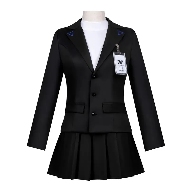 Anime Game Blue Archive Tsukatsuki Rio Cosplay Costume Wig School Skirt JK Full Set Uniform Paraw;3'f,6;t.8' - view 4