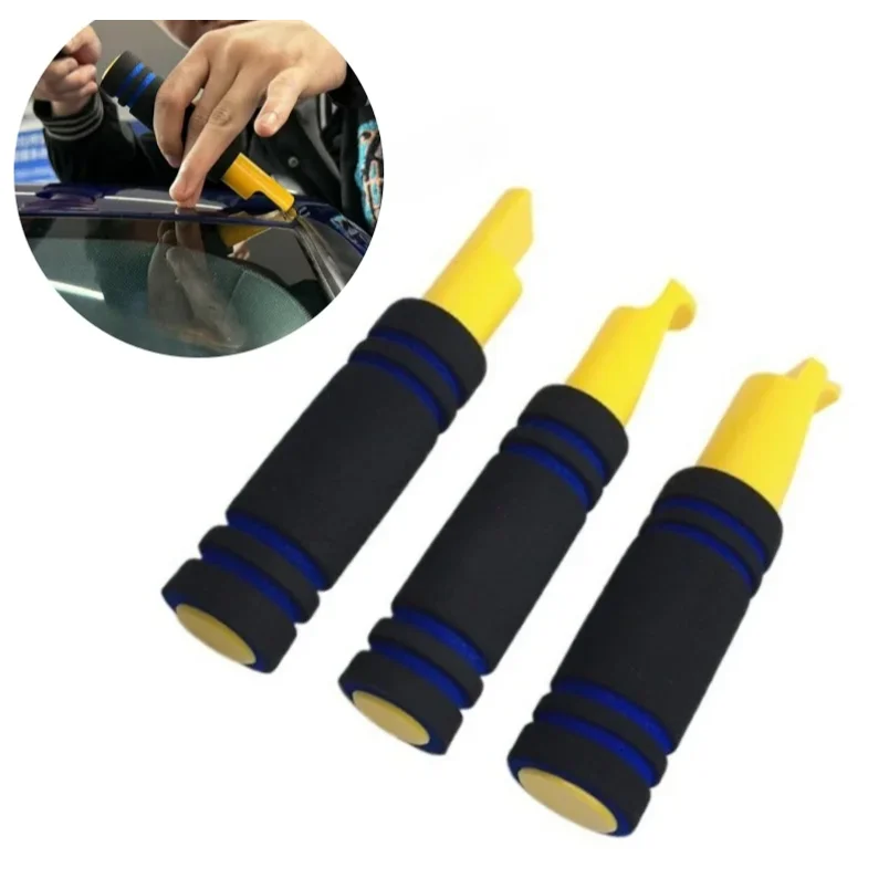 3 Pcs Paintless Dent Repair Tool Punch Tapping Rod Automobile Dent Edge Repair Tool For Car Motorcycle Maintenance Tools