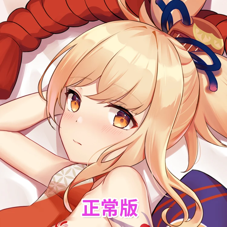 Game Anime Genshin Impact Yoimiya Sexy Loli Girl Dakimakura Hugging Body Pillow Case Otaku Pillow Cover Bedding Decor DMJSW