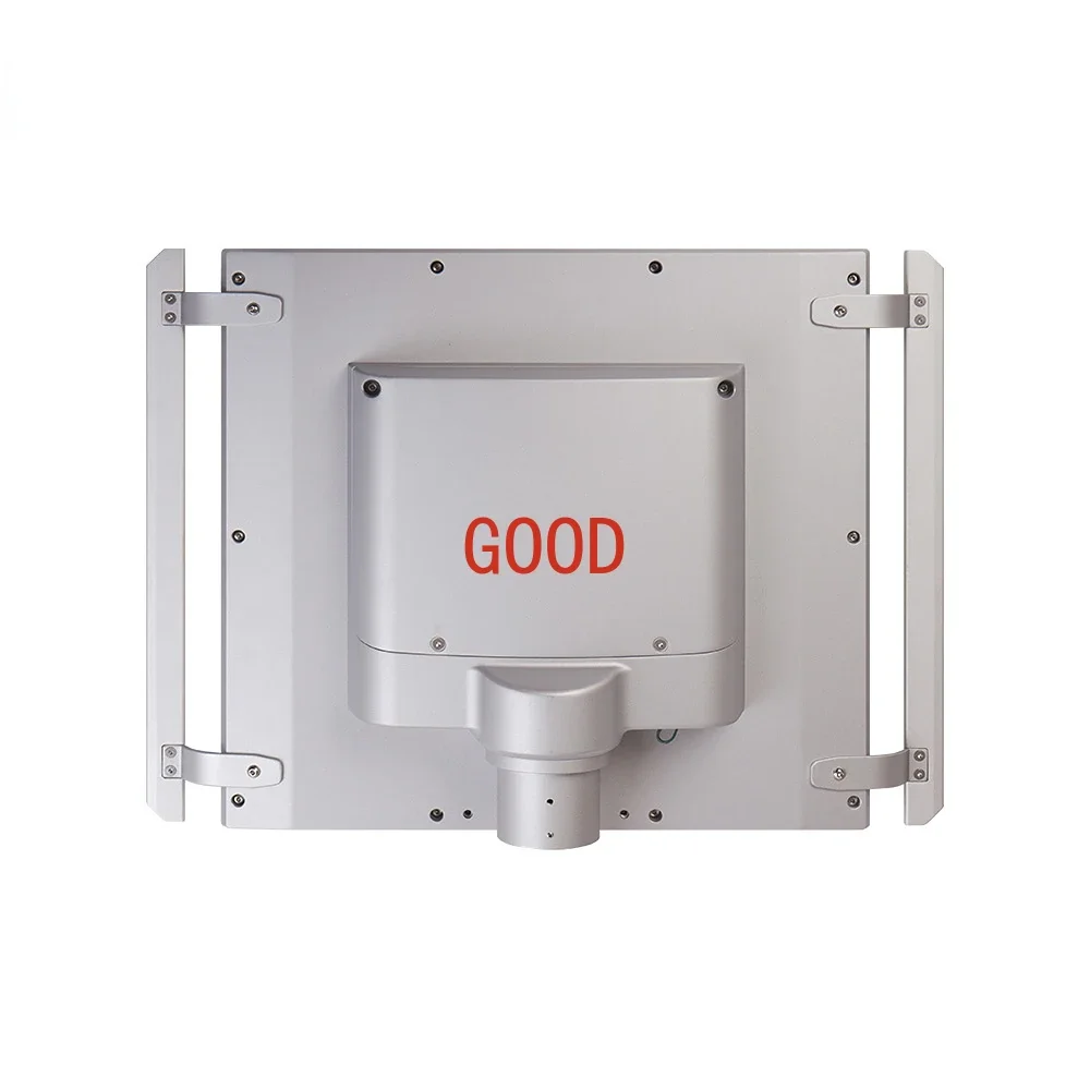 最新デザインのプロモーション産業用オールインワンディスプレイ 19 インチ操作モニター、ARM チューブとプッシュボタン付き