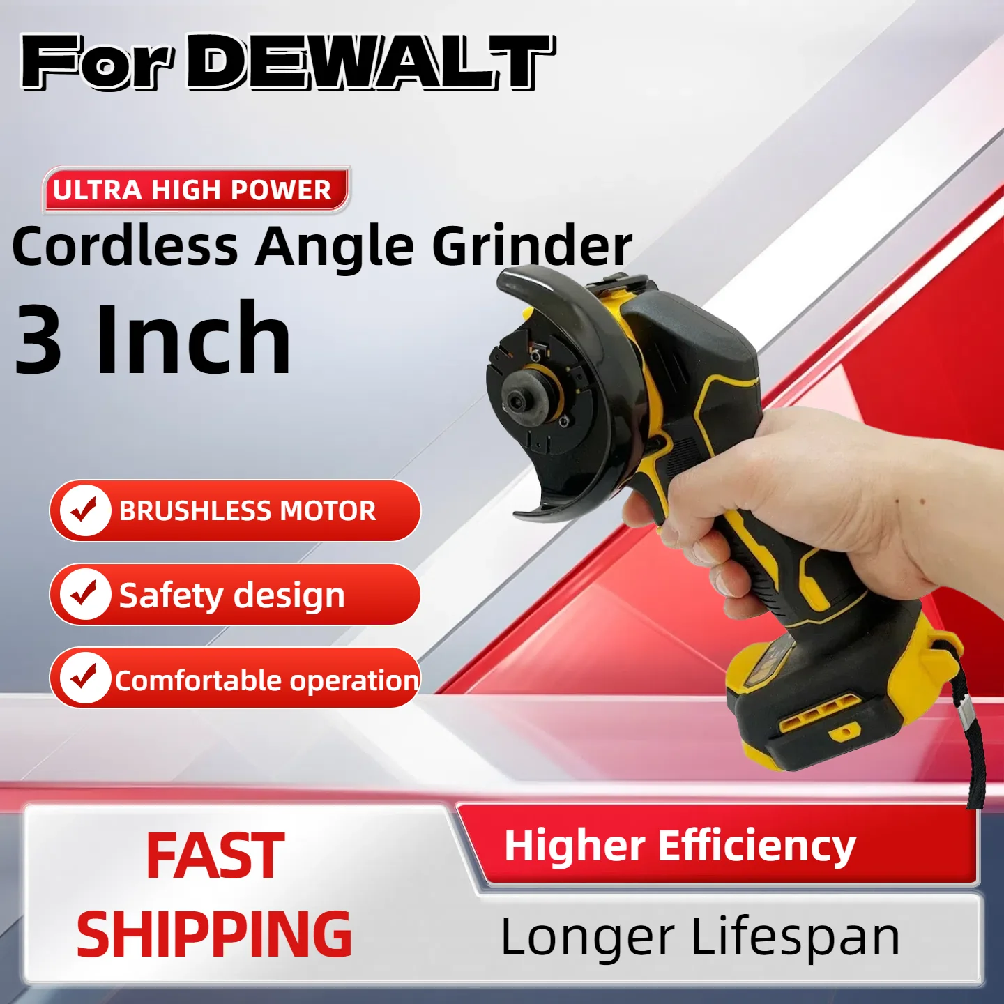 ل ديوالت 3 بوصة آلة طحن تلميع صغيرة قطع كهربائية أدوات كهربائية طاحونة زاوية لاسلكية لبطارية 20 فولت 18 فولت