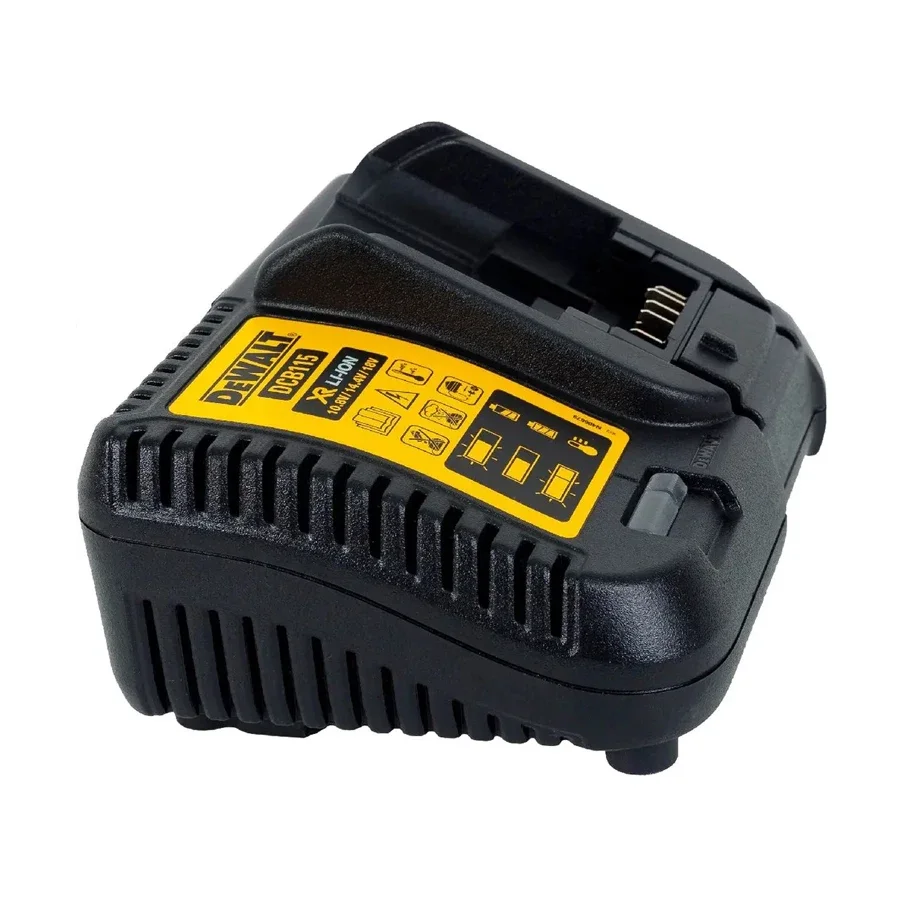 Dewalt-リチウムイオンバッテリー充電器,12v-20v,4a,LEDインジケーター,ユニバーサル充電器,電動工具アクセサリー,dcb115