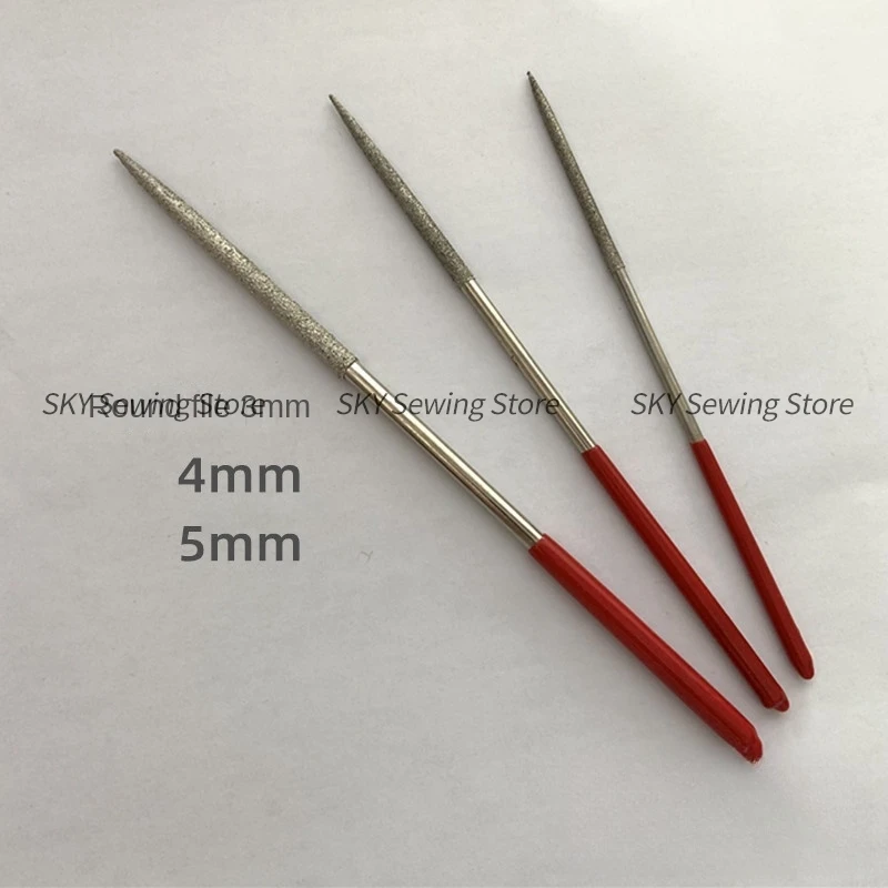 1 buah 3mm 4mm 5mm 6mm 10mm File baja emas File bulat File datar File setengah lingkaran aksesoris mesin bordir komputer