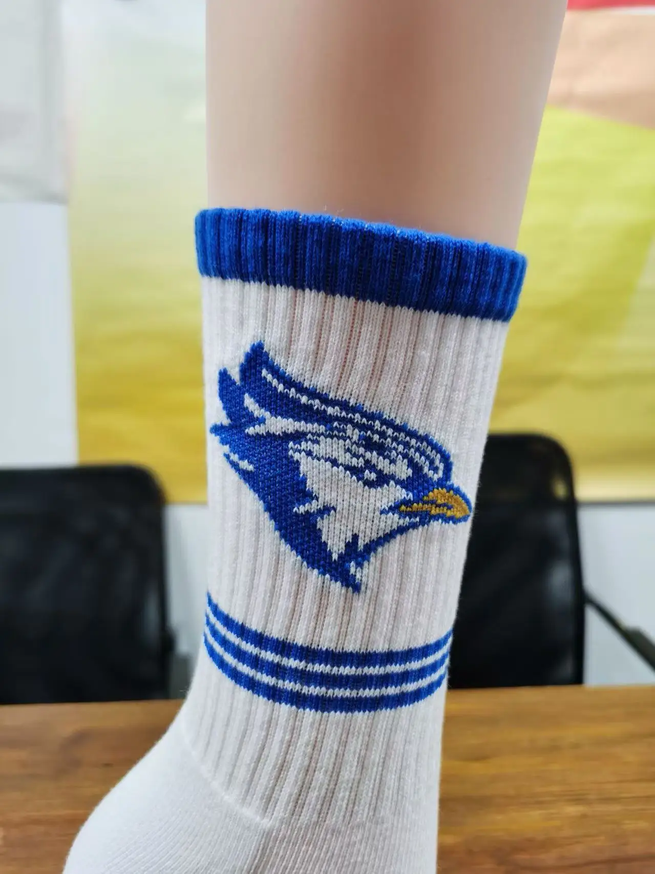 Maßgefertigte Yoga-Knöchelsocken mit Logo, Professionelle Fitness-Grip-Socken, Rutschfeste Sportsocken, Schweißabsorbierende Baumwoll-Pilates-Socken – Detail 5