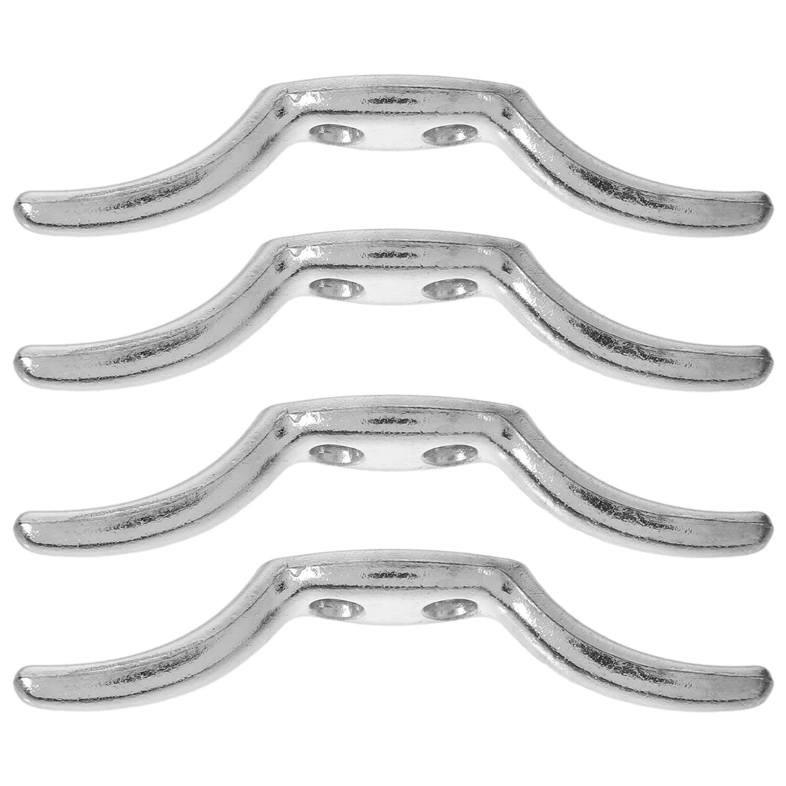 4 Pcs Metal Hook Venetian Blinds Vertical Curtain Roller Positioning Rope 4pcs/pack Hooks Board