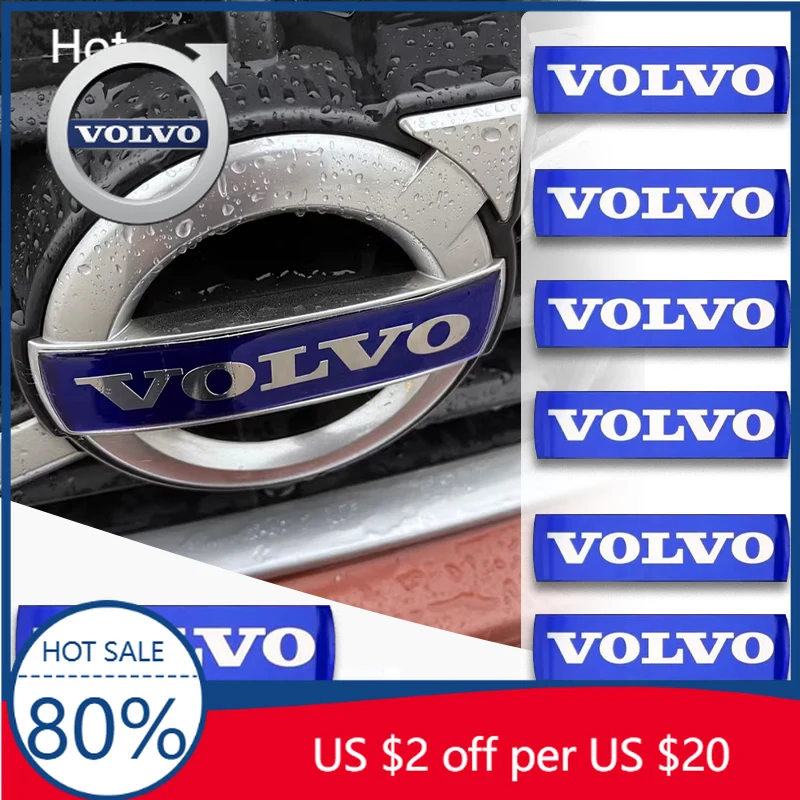 

Steering Covers Car Hood Front Bonnet Grill Emblem Logo Badge Sticker Decal For Volvo XC90 V90 V60 XC60 V40 S80 S60 S90 C40 XC40