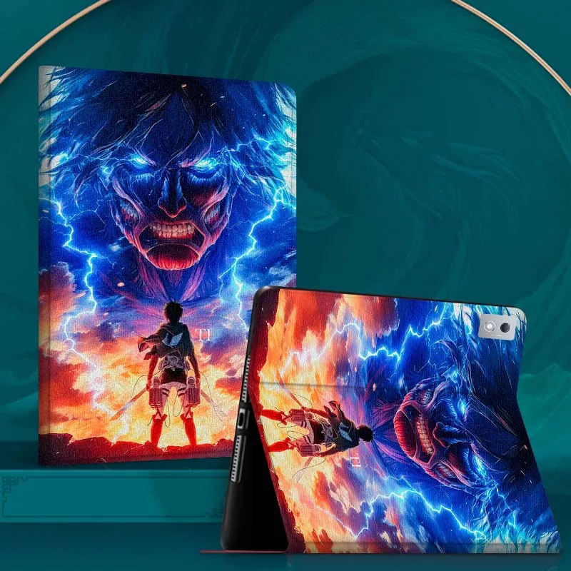 

A-Attack on T-Titans Anime Tablet Case For Xiaoxin Legion Tab Y900 Y700 K10 M10 P11 Pad Pro GT Plus 3rd Gen 4 8.8 11 11.5
