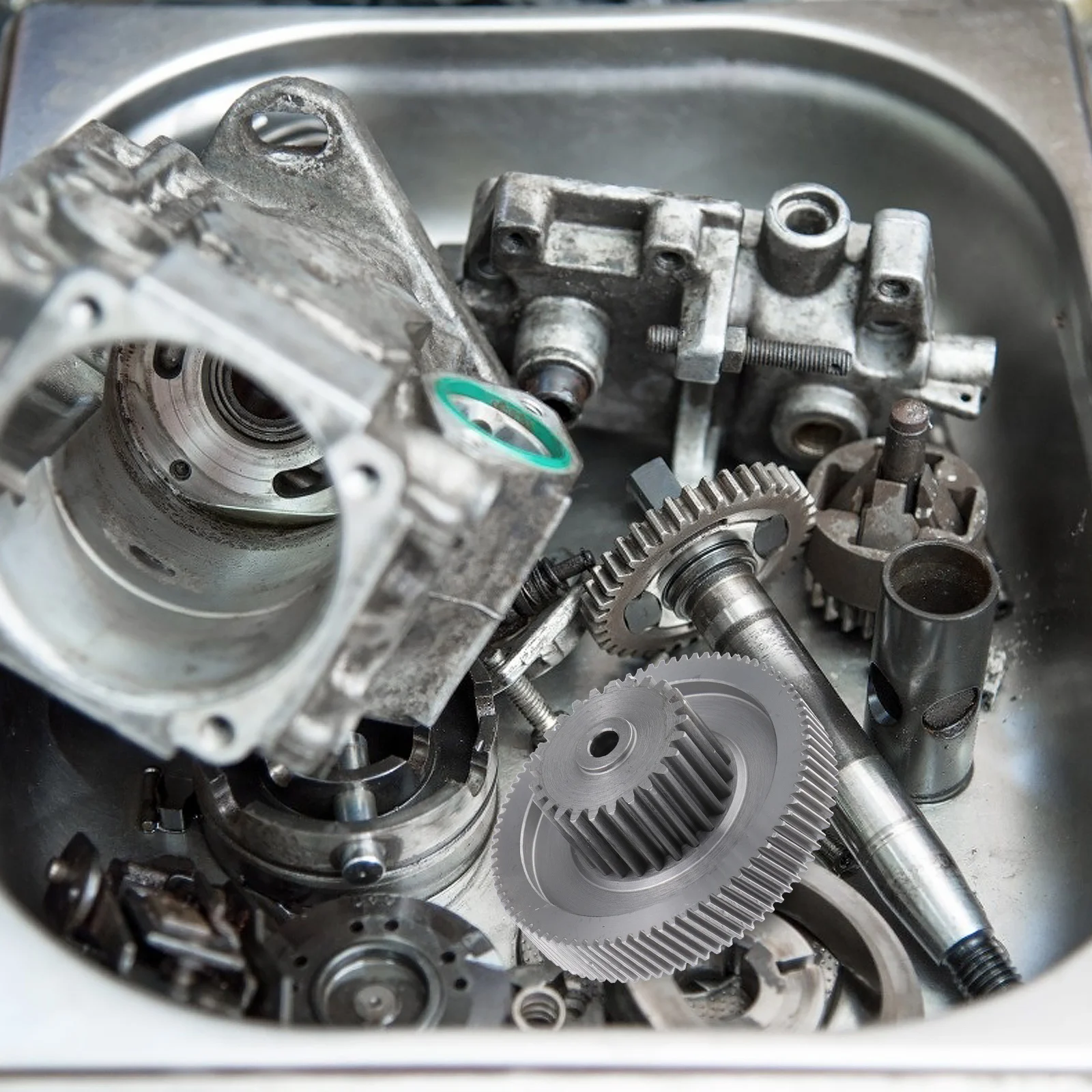 

Metal Stripped Gear 18:1 Ratio Silver Steel Actuator Repair Kit Motor Gear Replacement Fits RV Slide Out System Solution