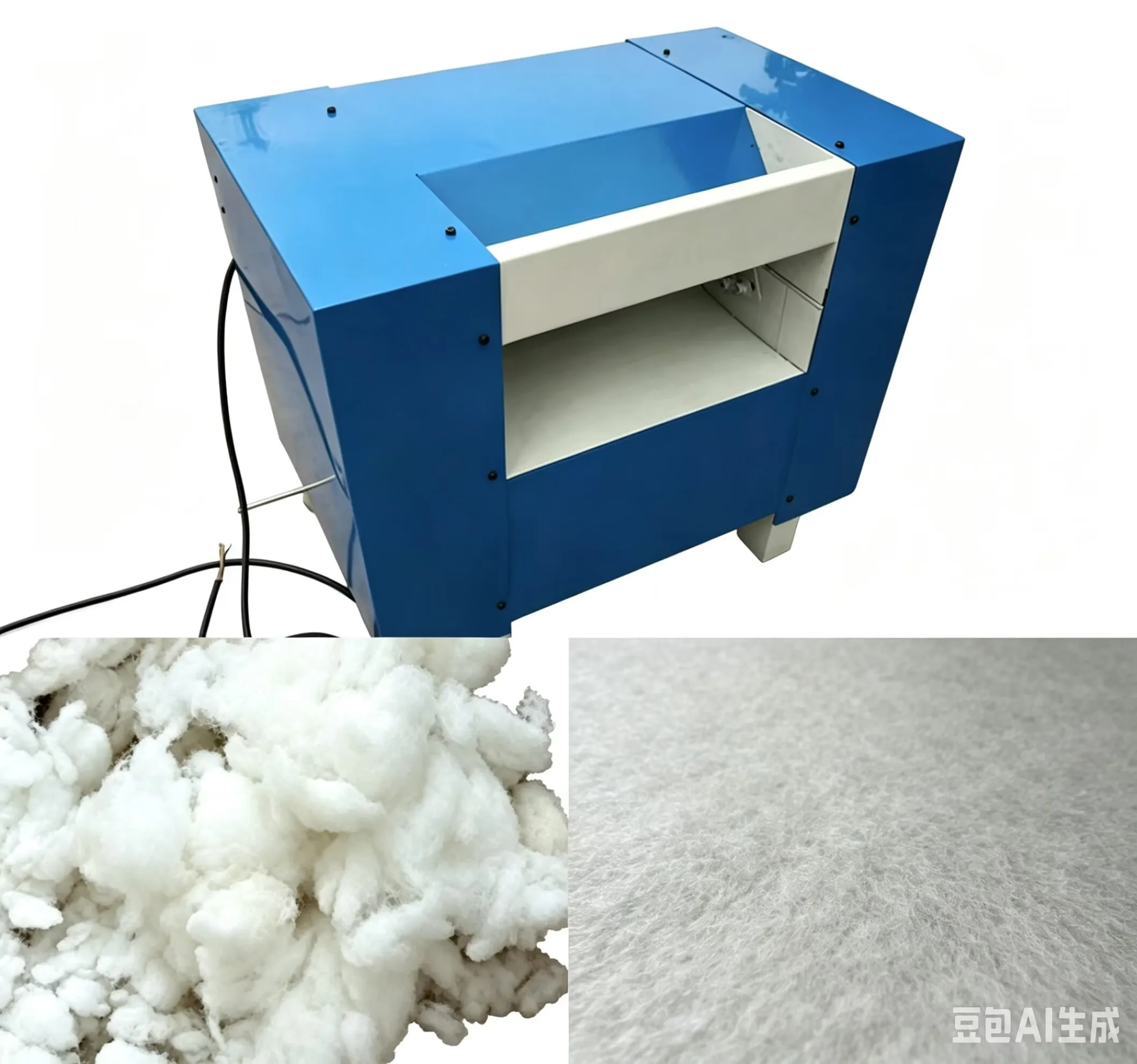 High Performance Microfiber Cotton & Polyester Fiber Opening Picking Machine Yingwang Brand 100kg/h Capacity 1.5KW Power 220V