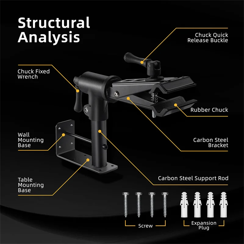 WEST BIKING Bike Table Rack Indoor Mountain Road Bike Maintenance Bracket Wall-Mounted Bicycle Holder Cycling Accessories Hanger