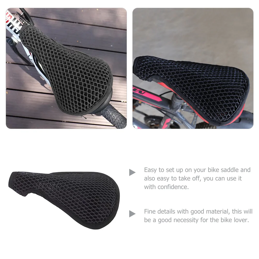 

Bicycle Saddle Mesh Cover Durable Polyester Breathable Elastic Soft Cushion Protector Bike Seat Cover Comfortable Mesh