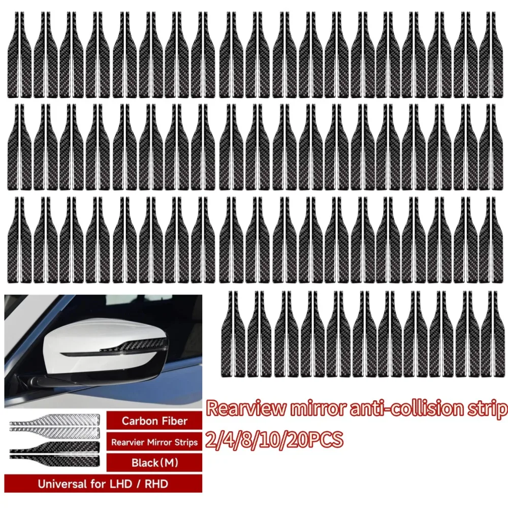 Mirror Edge Protection Car Crash Strips Protect Lightweight Texture Anti Scratch Sticker Car Scratch Protection Auto Parts