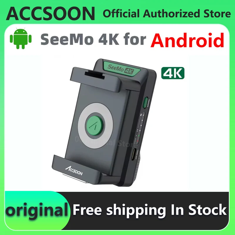 ACCSOON SeeMo 4k Android 4K 2160P 1080P HDMI Карта видеозахвата Type-C NP-F Батарея для YouTube Facebook Twitch прямая трансляция