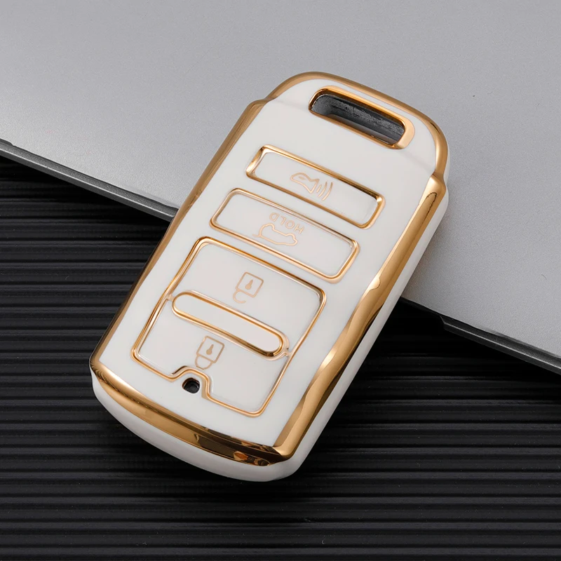 4 Buttons TPU Smart Remote Car Key Case Cover for Kia New K7 Cadenza K9 K-04 Sorento K900 Shell Fob Holder Keychain Protector