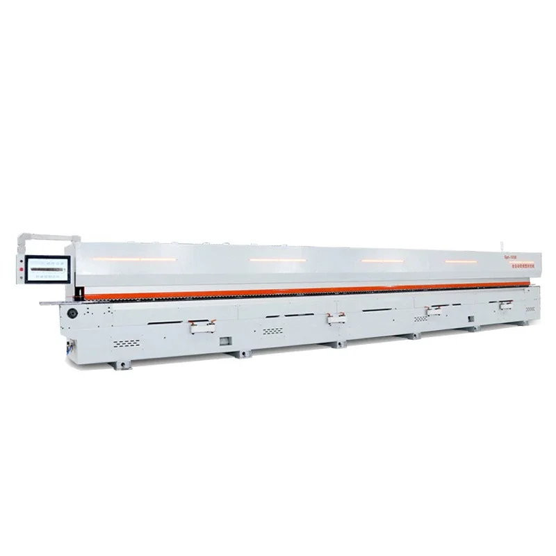 JC type half-pass inclined straight edge 1058 automatic soft forming hand-free edge banding machine