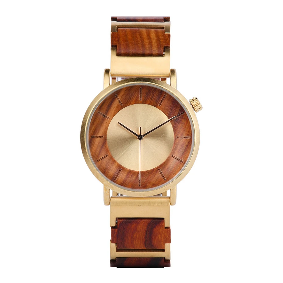 Ladies Wooden Watch Wristwatch Couple Gift Christmas Dropshipping