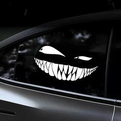 Funny bared teeth and evil look at you with a smile creative&funny stickers for cartoon fans&lover,high quality for car trucks m