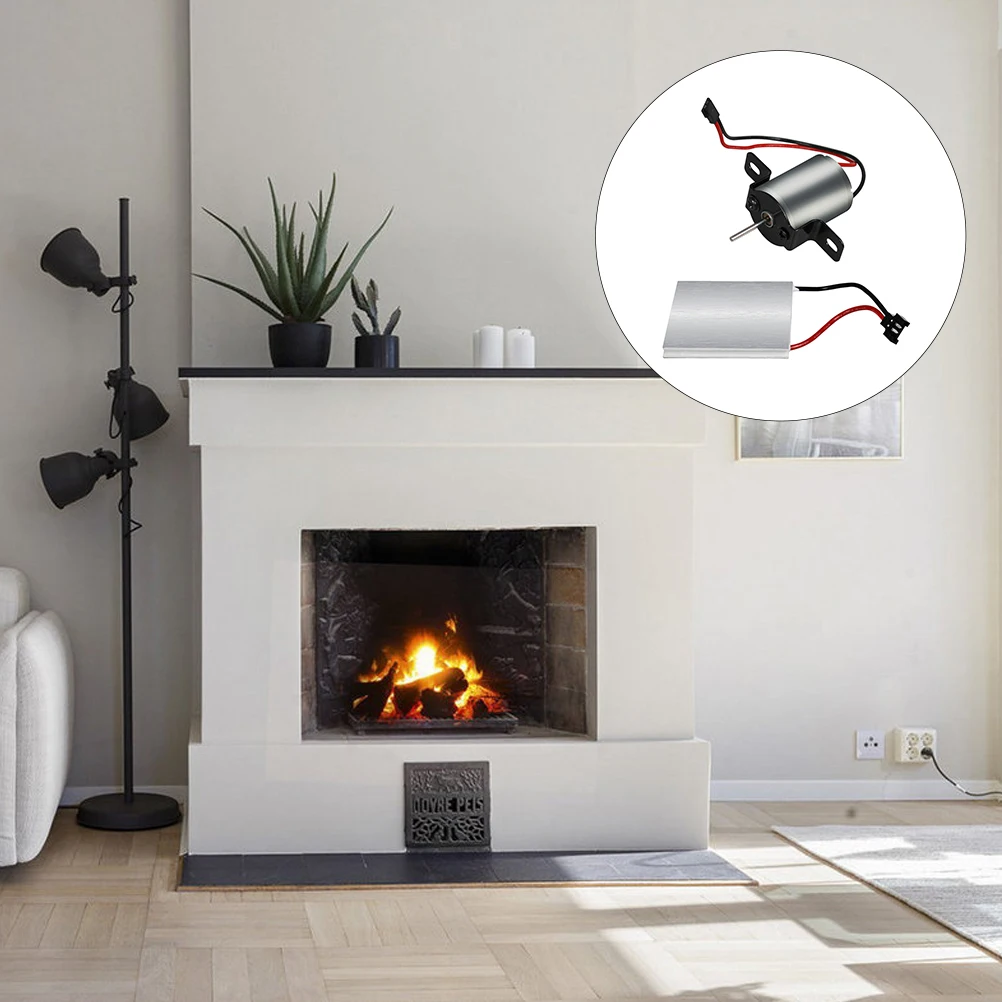 

Fireplace Fan Accessories Metal Replacement Parts Strong Alloy Repair Stove Universal Generator Sheet Motor Long Life