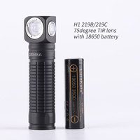 Convoy H1 219B 219C 519A with 60degree TIR lens,High CRI,18650 flashlight,with 18650 battery inside