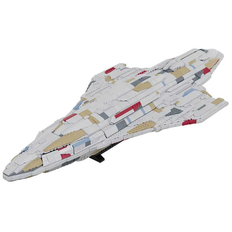 

НОВЫЙ 3409 шт., фильм «Звездная битва», MOC MC80, модель космического крейсера свободного типа, творческие идеи «сделай сам», детская игрушка в сборе, головоломка, подарок на день рождения