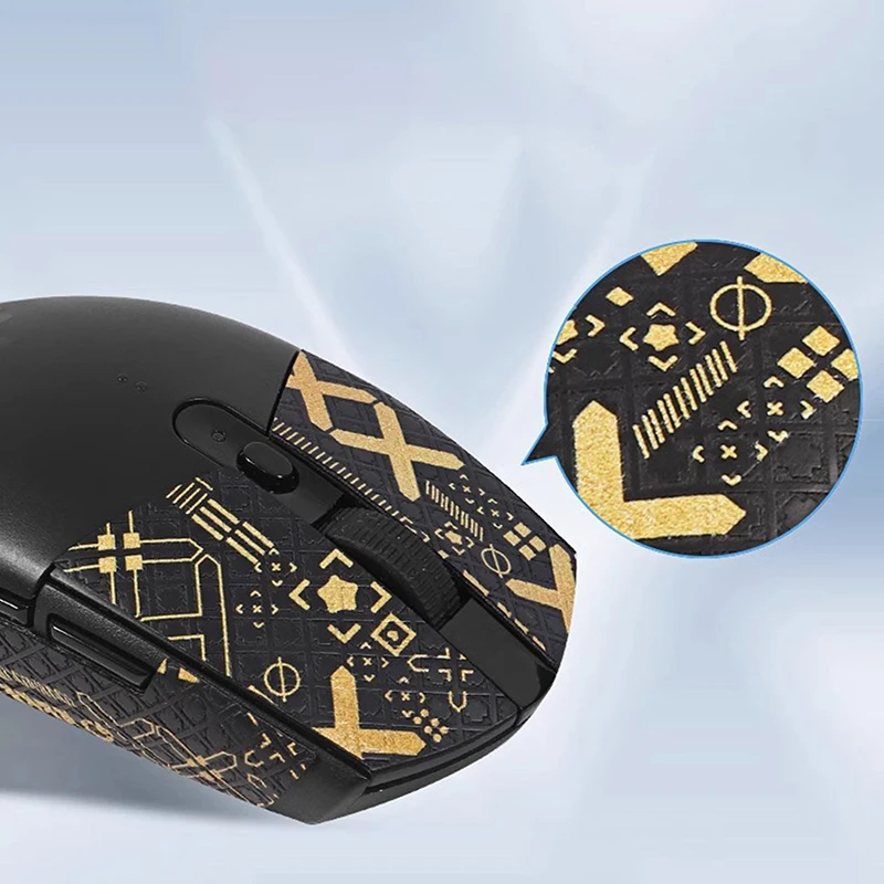 Mouse Grip Tape Skate Handmade Sticker Non Slip Suck Sweat ForLogitech G304 G102 GPRO Mouse Sticker Self Adhesive Anti-Slip