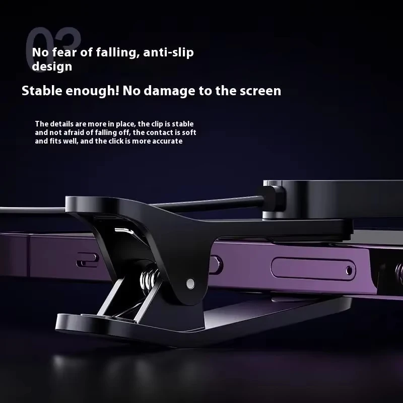 شاشة النقر التلقائي مقلد النقر بالإصبع لتطبيق الهاتف الذكي، البث المباشر للفيديو، شاشة اللمس، حوامل ثلاثية، جهاز Tapper #5