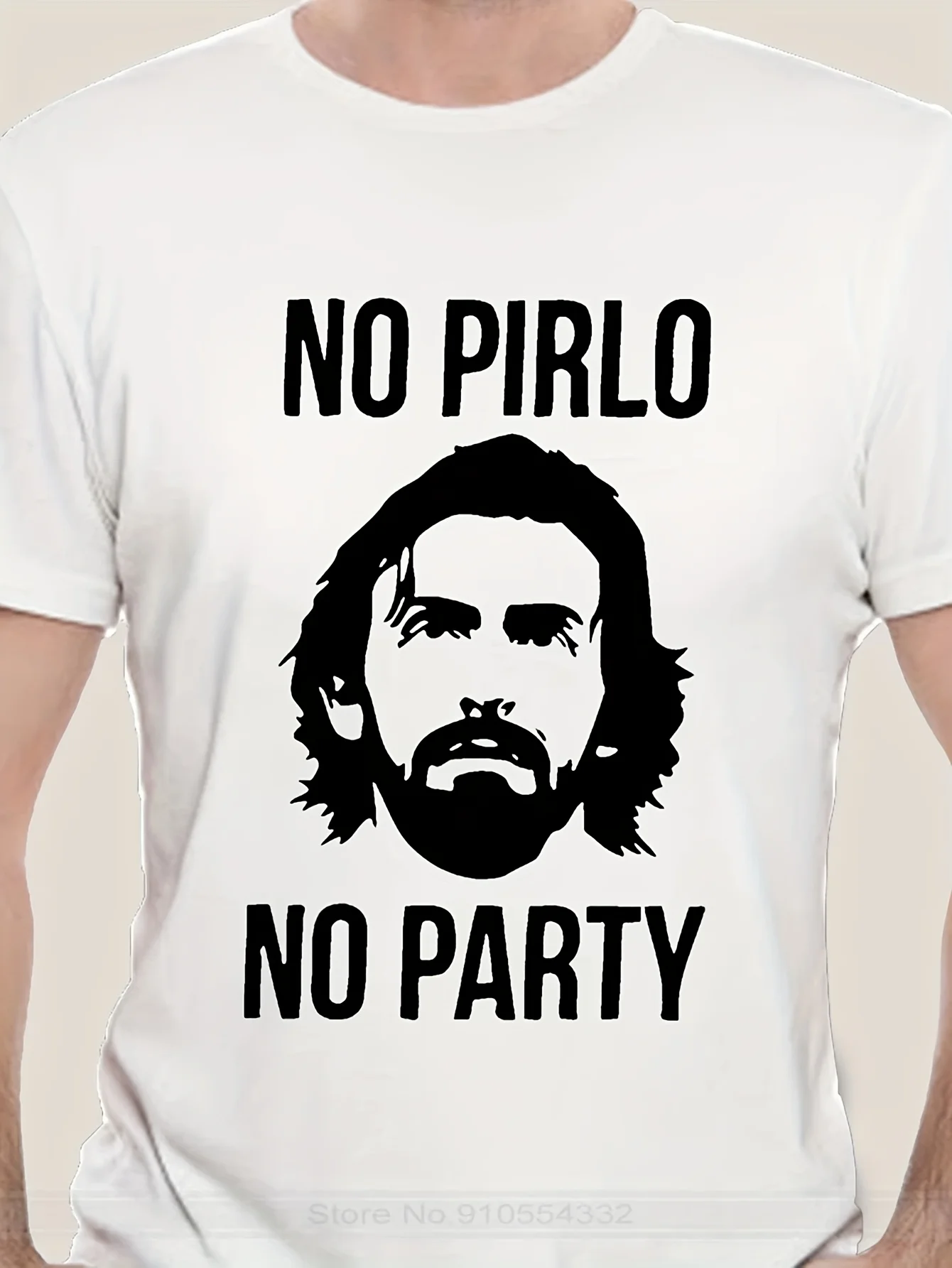 أحدث الرجال لا بيرلو لا حفلة مطبوعة رجل تي شيرت أندريا إيطاليا كول كرة القدم تي شيرتات عجيبة القطن اليورو حجم