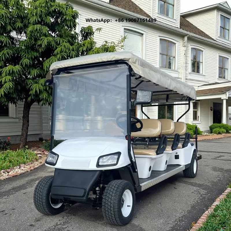 Customizable 2-6 Seats Electric Golf Cart with 48V Battery Suitable    hy