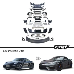 TYPY Car Body Kit For Porsche 718 Cayman Boxster Modification GT4 Front Rear Bumper Tail Wing Rear Spoiler