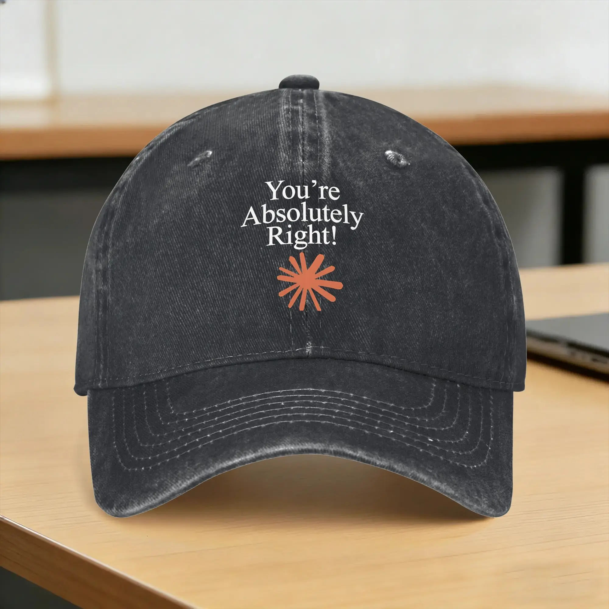 You'Re Absolutely Right! Classic Casual Baseball Cap Claude Running Trucker Hat Spring Wholesale Couple Women Baseball Caps