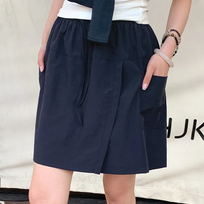 Sports Shorts Women's 2026 Summer New Lightweight High Waisted Workwear Skirt Pants Fashion
