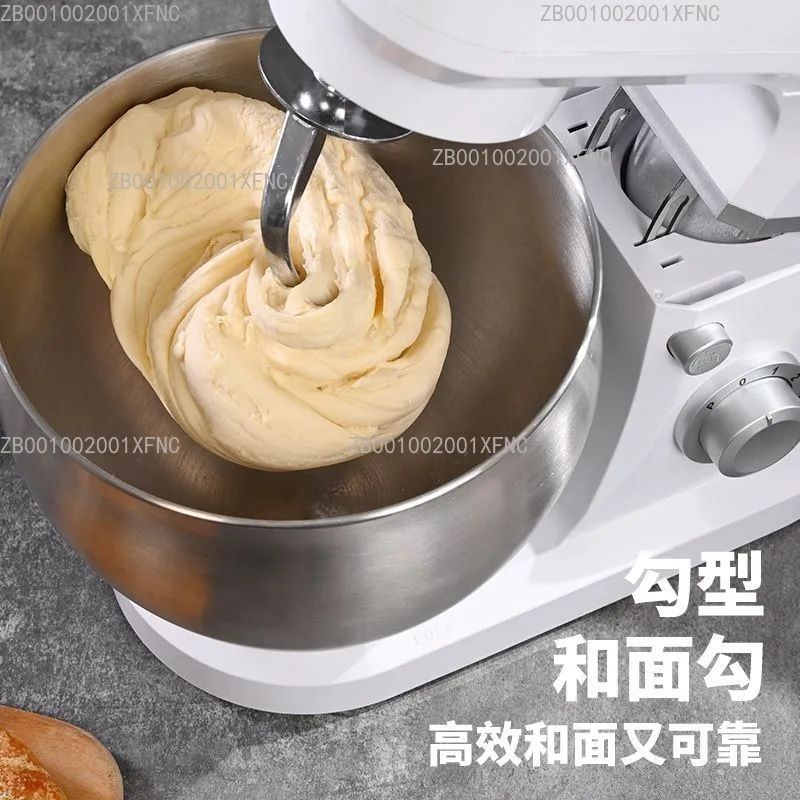Multifunctional Stand Mixer, 3-in-1 for Home & Commercial Use, Kneading, Beating, Meat Grinder, Juicer, Cream Whisk