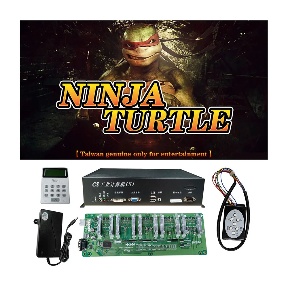 USA Popular 4/6/8/10 Players Turtle Fish Hunter Arcade Shooting Game Machine Host Accessories