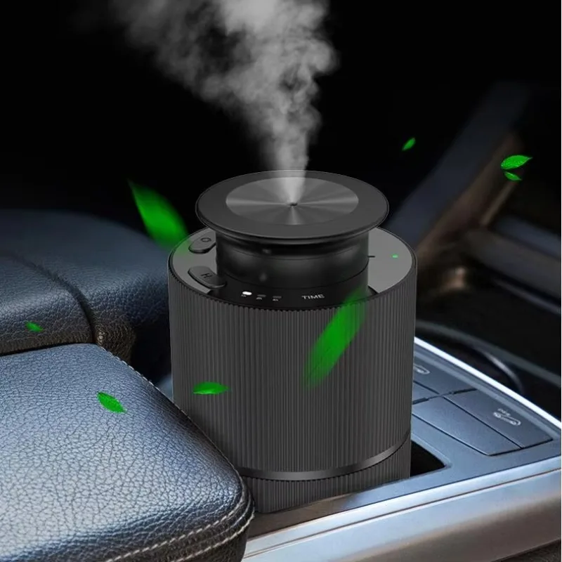 Car Aroma Diffuser for Cup Holder with Smart Sensor Metal Portable 1 Year Warranty for Car & Home Use