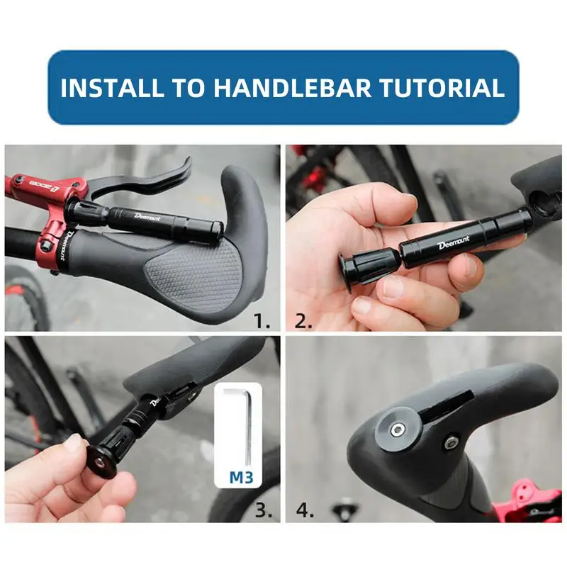 Bicycle Tubeless Tire Repair Tool Easy To Carry Tubeless Bike Tire Tool Mountain Bike Tire Repair Fork Bits With Handlebar Plugs