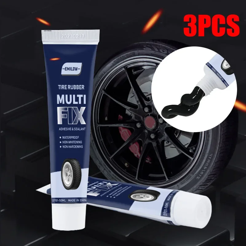 Car Rubber Multi Adhesive Sealant Waterproof Non-Whitening Non-HardeningFor Special Rubber for Repairing Automotive Rubber Tires