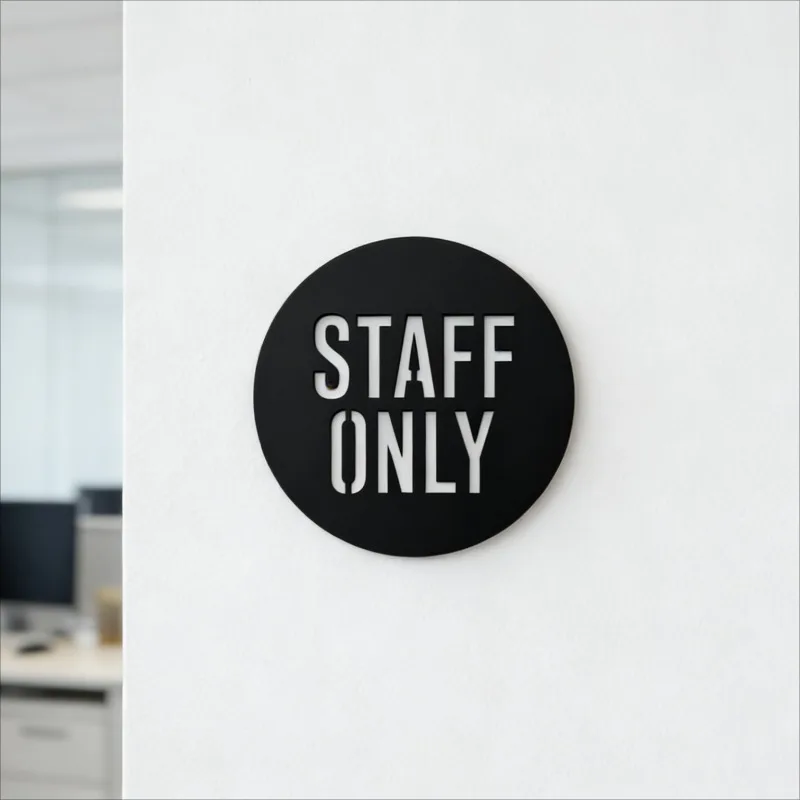Laser Cut Acrylic 3D Sign 