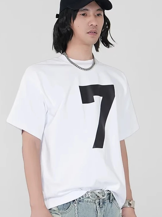 Men's 2025 Summer New Cotton Short Sleeve T-Shirts Fashion High-End Loose Comfort Round Neck Tops Male Pullover Trendy Chic Tees