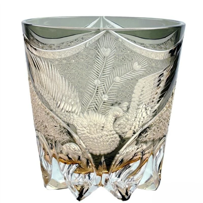 Whiskey Glass Handmade Art Crystal Cup Holiday Gift Cup