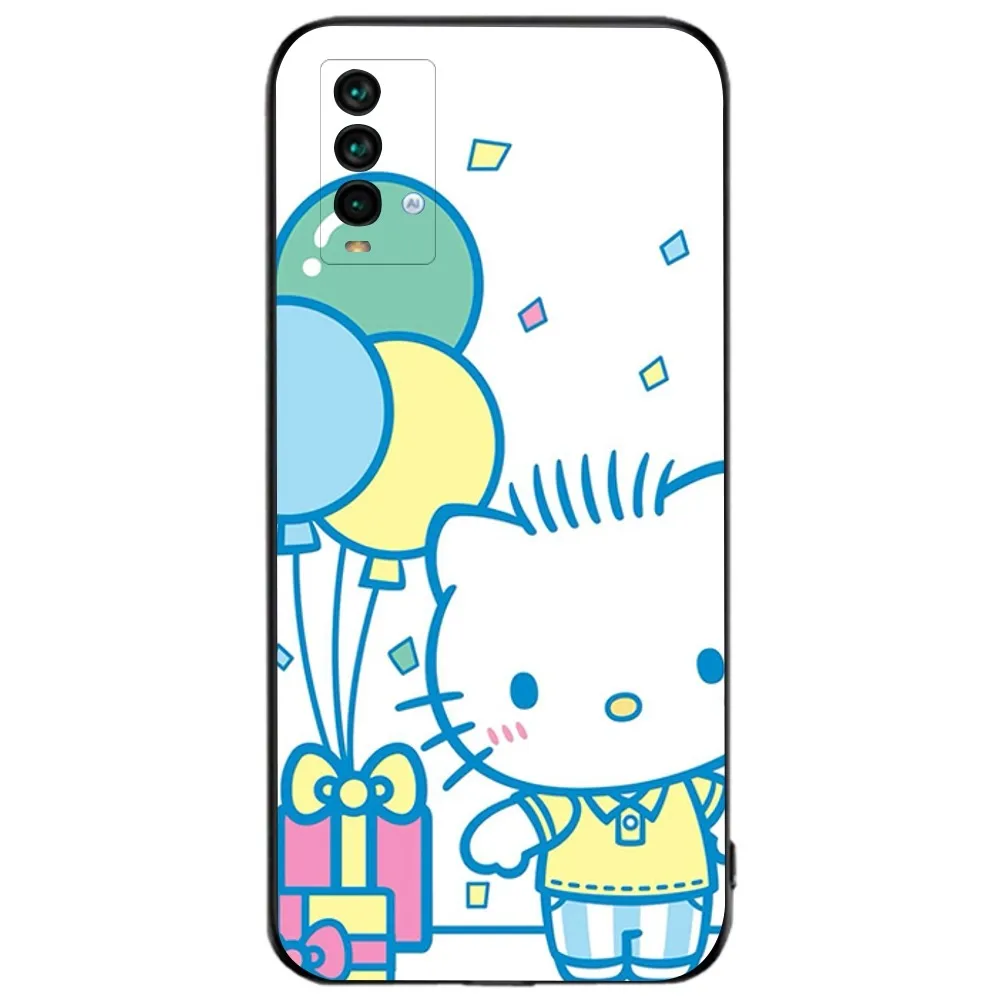 S-Sario H-hello Kitty And Dear D-daniel Phone Case For Xiaomi 11 Redmi Note 11 5G 8T 9A 9 10T Note8Pro Note9 12SUltra Black Case